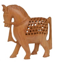 Kadamba Wood Horse Idol Decorative Showpiece